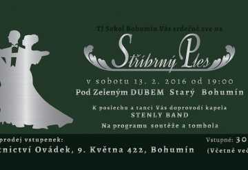 Stříbrný sokolský ples VYPRODÁN!